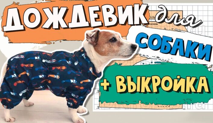 Комбинезон дождевик для собаки мастер-класс
