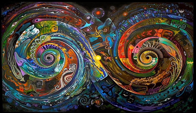 Картина спираль Матрицы