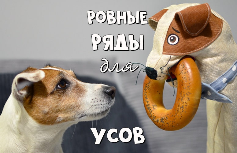 Идеальные ряды для усов